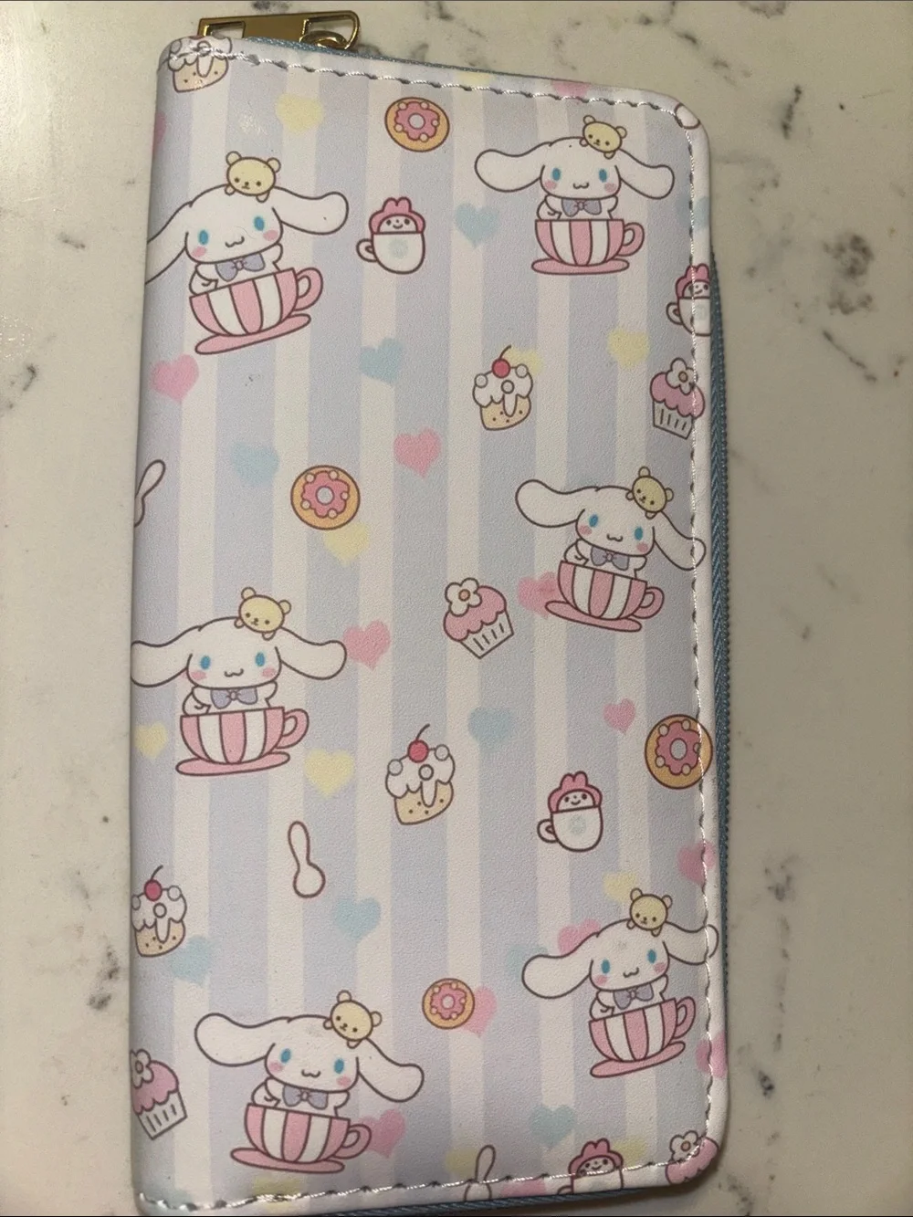 Cute Pastel Cinnamoroll Teacup Wallet